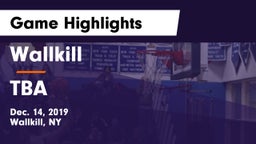 Wallkill  vs TBA Game Highlights - Dec. 14, 2019