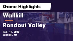 Wallkill  vs Rondout Valley  Game Highlights - Feb. 19, 2020