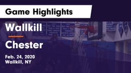 Wallkill  vs Chester Game Highlights - Feb. 24, 2020