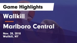 Wallkill  vs Marlboro Central  Game Highlights - Nov. 28, 2018