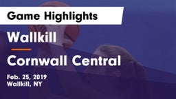 Wallkill  vs Cornwall Central  Game Highlights - Feb. 25, 2019