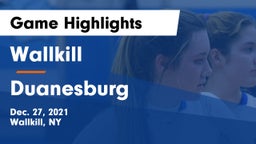 Wallkill  vs Duanesburg  Game Highlights - Dec. 27, 2021