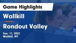 Wallkill  vs Rondout Valley  Game Highlights - Jan. 11, 2022