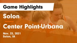 Solon  vs Center Point-Urbana  Game Highlights - Nov. 23, 2021