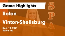 Solon  vs Vinton-Shellsburg  Game Highlights - Dec. 10, 2021