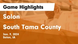 Solon  vs South Tama County  Game Highlights - Jan. 9, 2024
