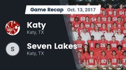 Recap: Katy  vs. Seven Lakes  2017