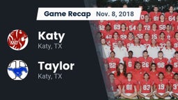 Recap: Katy  vs. Taylor  2018