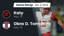 Recap: Katy  vs. Obra D. Tompkins  2019