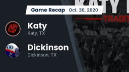 Recap: Katy  vs. Dickinson  2020