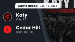 Recap: Katy  vs. Cedar Hill  2021