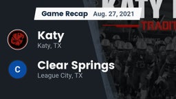 Recap: Katy  vs. Clear Springs  2021