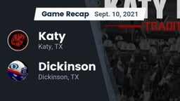 Recap: Katy  vs. Dickinson  2021