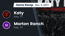 Recap: Katy  vs. Morton Ranch  2021