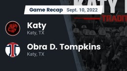 Recap: Katy  vs. Obra D. Tompkins  2022