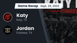 Recap: Katy  vs. Jordan  2022
