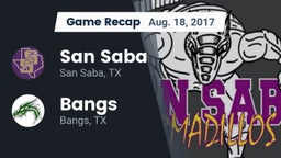 Recap: San Saba  vs. Bangs  2017