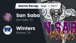 Recap: San Saba  vs. Winters  2017
