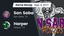 Recap: San Saba  vs. Harper  2017