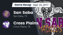 Recap: San Saba  vs. Cross Plains  2017