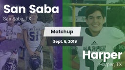 Matchup: San Saba  vs. Harper  2019