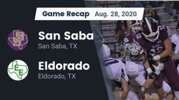 Recap: San Saba  vs. Eldorado  2020