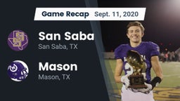 Recap: San Saba  vs. Mason  2020