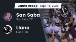 Recap: San Saba  vs. Llano  2020