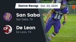 Recap: San Saba  vs. De Leon  2020