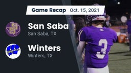 Recap: San Saba  vs. Winters  2021