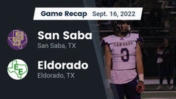 Recap: San Saba  vs. Eldorado  2022