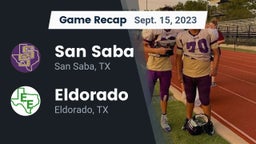 Recap: San Saba  vs. Eldorado  2023