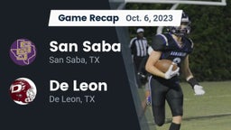 Recap: San Saba  vs. De Leon  2023