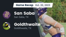 Recap: San Saba  vs. Goldthwaite  2023