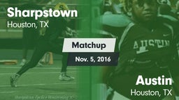 Matchup: Sharpstown High vs. Austin  2016