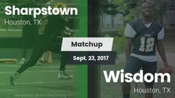 Matchup: Sharpstown High vs. Wisdom  2017