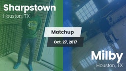 Matchup: Sharpstown High vs. Milby  2017