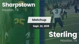 Matchup: Sharpstown High vs. Sterling  2018
