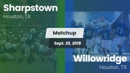 Matchup: Sharpstown High vs. Willowridge  2018