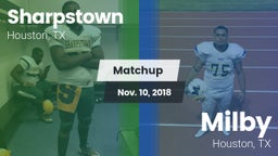Matchup: Sharpstown High vs. Milby  2018