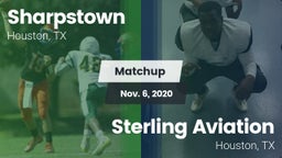 Matchup: Sharpstown High vs. Sterling Aviation  2020