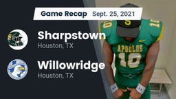 Recap: Sharpstown  vs. Willowridge  2021