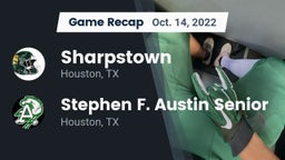 Recap: Sharpstown  vs. Stephen F. Austin Senior  2022