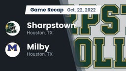 Recap: Sharpstown  vs. Milby  2022