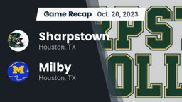 Recap: Sharpstown  vs. Milby  2023