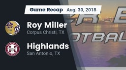 Recap: Roy Miller  vs. Highlands  2018