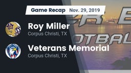 Recap: Roy Miller  vs. Veterans Memorial  2019
