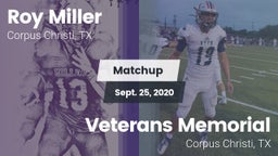 Matchup: Roy Miller vs. Veterans Memorial  2020