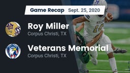 Recap: Roy Miller  vs. Veterans Memorial  2020