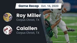 Recap: Roy Miller  vs. Calallen  2020